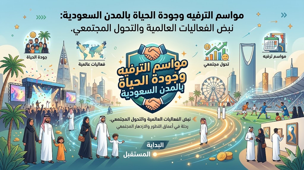 مواسم الترفيه وجودة الحياة بالمدن السعودية: نبض الفعاليات العالمية والتحول المجتمعي.