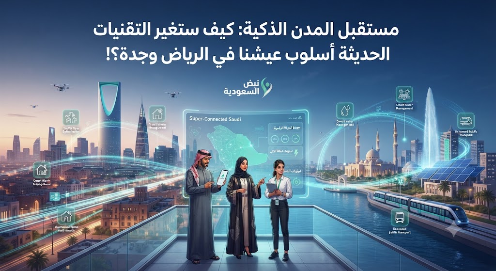 مستقبل المدن الذكية: كيف ستغير التقنيات الحديثة أسلوب عيشنا في الرياض وجدة؟