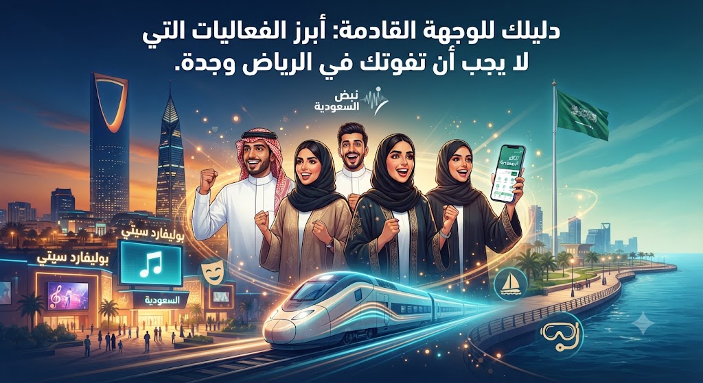 دليلك للوجهة القادمة: أبرز الفعاليات التي لا يجب أن تفوتك في الرياض وجدة