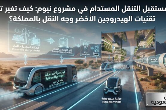 مستقبل التنقل المستدام في مشروع نيوم: كيف تغير تقنيات الهيدروجين الأخضر وجه النقل بالمملكة؟