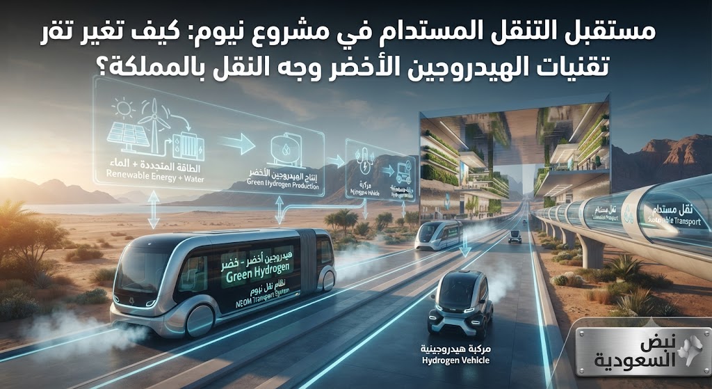 مستقبل التنقل المستدام في مشروع نيوم: كيف تغير تقنيات الهيدروجين الأخضر وجه النقل بالمملكة؟