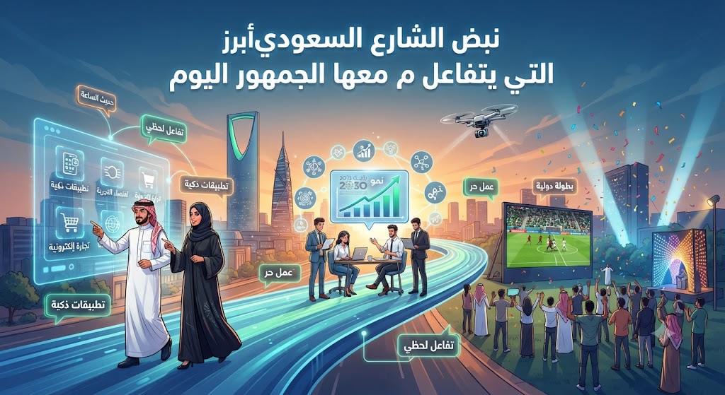 نبض الشارع السعودي: أبرز المواضيع التي يتفاعل معها الجمهور اليوم