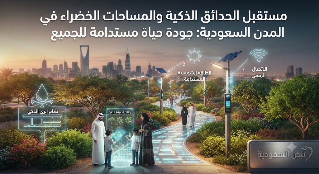 مستقبل الحدائق الذكية والمساحات الخضراء في المدن السعودية: جودة حياة مستدامة للجميع
